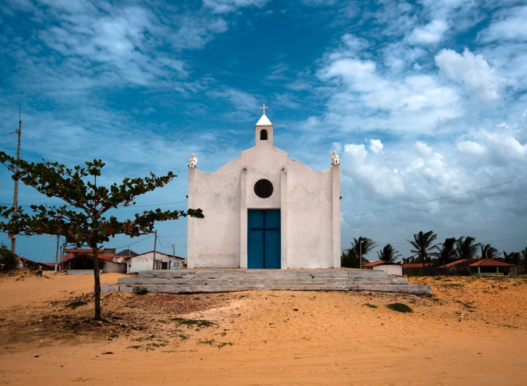 Nova Tatajuba (Stato di Ceará), la chiesa del villaggio.